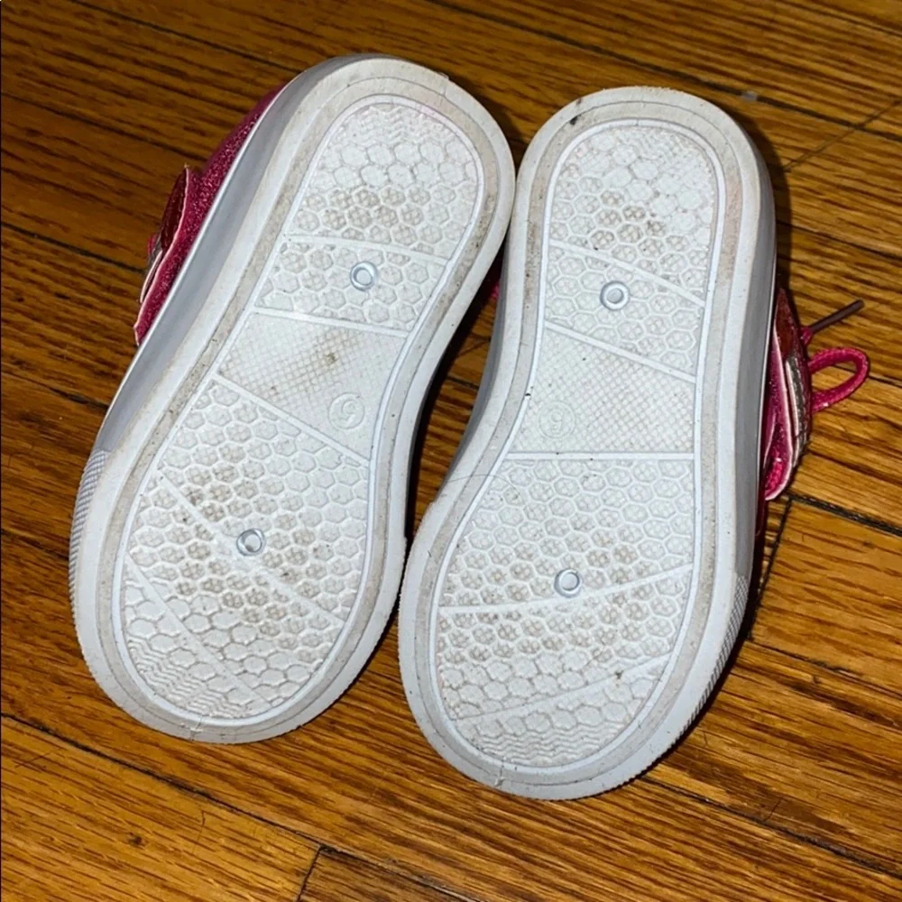 Hot pink Canvas Sneakers for Toddler Size 5